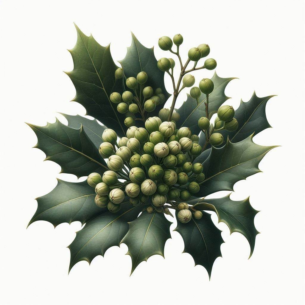 Gemmo simplex 19 ilex aquifolium gemmo-simplex-19ilex-aquifolium detail