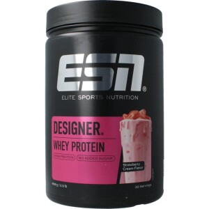 Designer whey strawberry cream ESN 908g