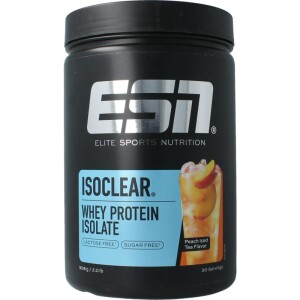 Isoclear whey isolate peach ice tea ESN 908g