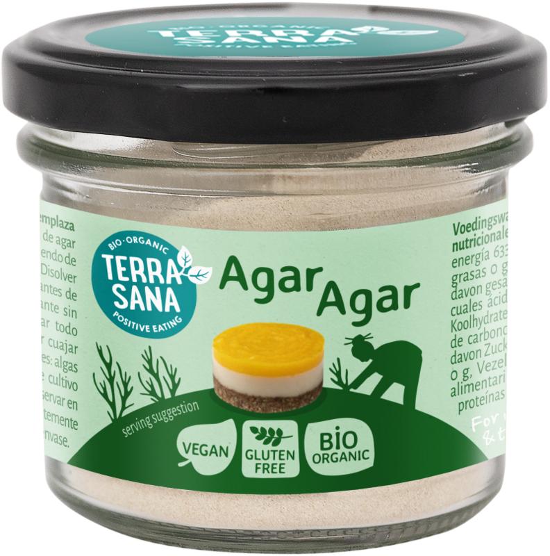 Agar agar poeder bio TerraSana 50gr