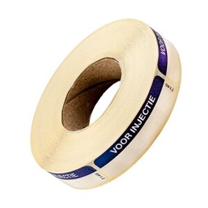 Sticker voor injectie blauw Spruyt Hillen 1000s