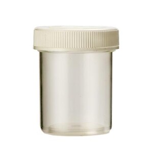 Tabletflacon 250ml transparant met dop Spruyt Hillen 24st