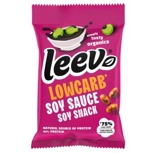 Lowcarb snack soyabonen soya saus bio Leev 45g