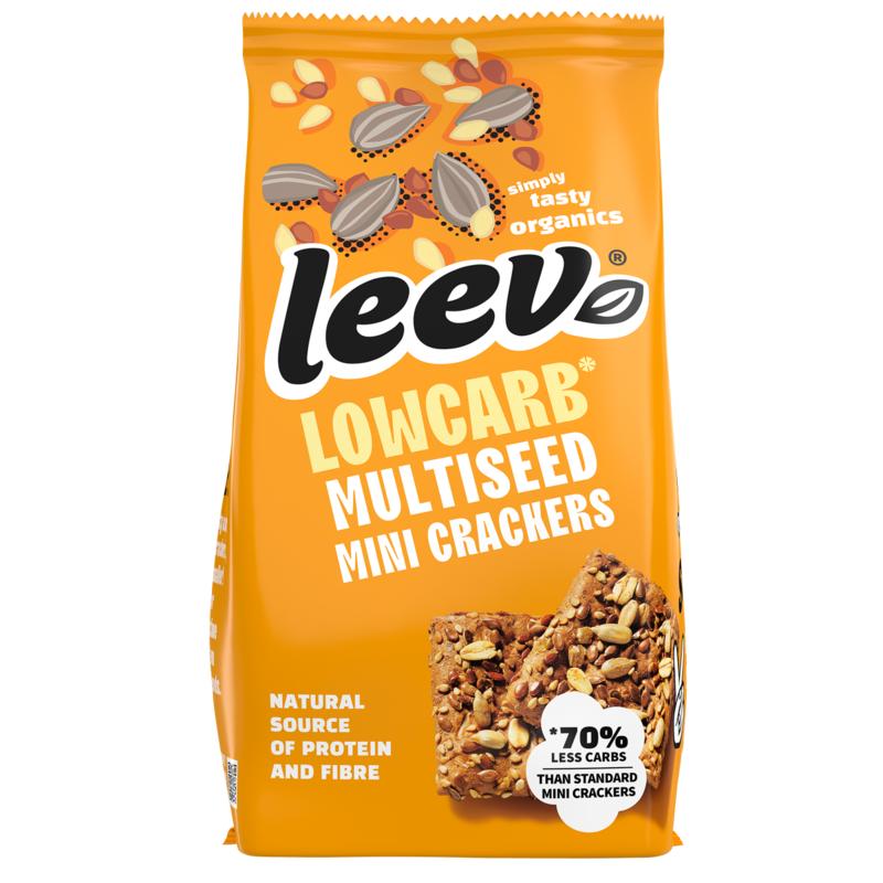 Lowcarb mini crackers multiseeds bio Leev 85g