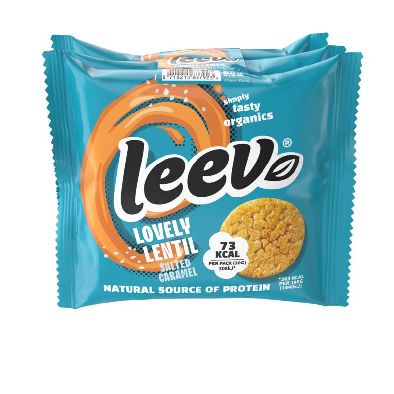 Lovely lentil cakes caramel bio Leev 60g